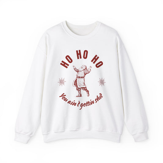 Funny Christmas | Santa | Ho Ho Ho | Unisex Heavy Blend™ Crewneck Sweatshirt