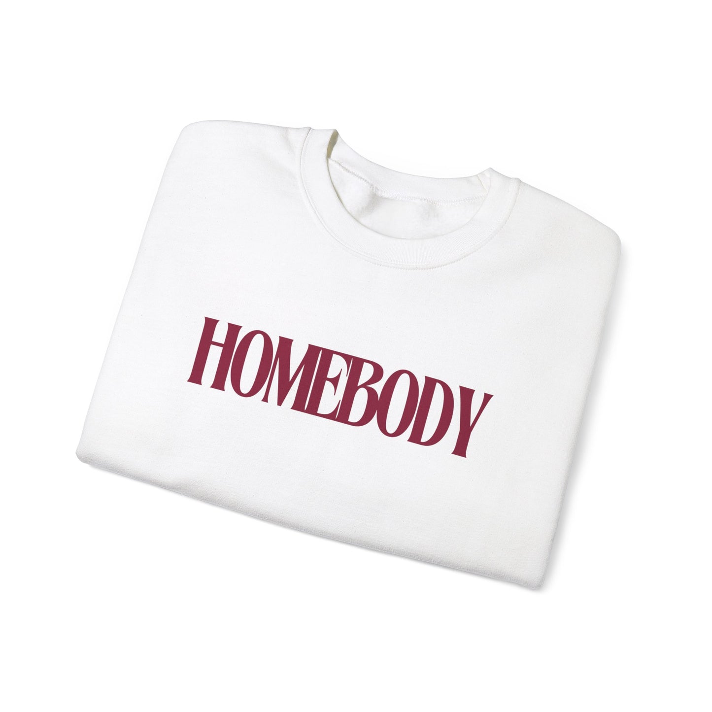 Homebody Burgundy Design Unisex Heavy Blend™ Crewneck Sweatshirt