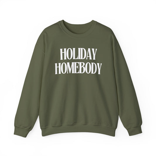 Holiday Homebody Colored Unisex Heavy Blend™ Crewneck Sweatshirt