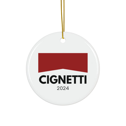 INDIANA UNIVERSITY | CIGNETTI 2024 | Ceramic Ornament