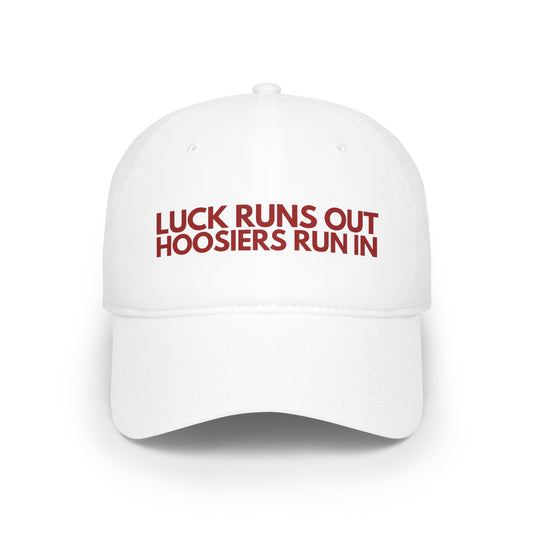 LUCK RUNS OUT, HOOSIERS RUN IN | IU FOOTBALL | Indiana vs Notre Dame | HOOSIERS Low Profile Baseball Cap