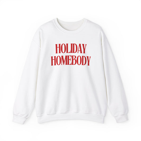 Holiday Homebody | Christmas Sweatshirt Unisex Heavy Blend™ Crewneck Sweatshirt